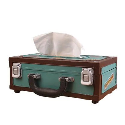 Retro Radio Form Tissue Paper Box Serviette Storage Box Container Papierhandtuchhalter Papierhandtuchhalter Fall für Home Bar Büro