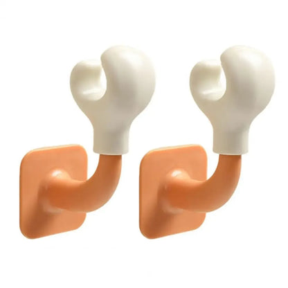 2Pcs DIY Tissue Box dekorative Fuß Beine selbstklebend multifunktionale Mülleimer Hand Haken Halter Dekoration dekorative Sachen